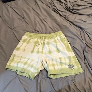 Vans "Peace Of Mind" Fleece Shorts (Celadon Green/Tie Dye) Casual Short Mens M